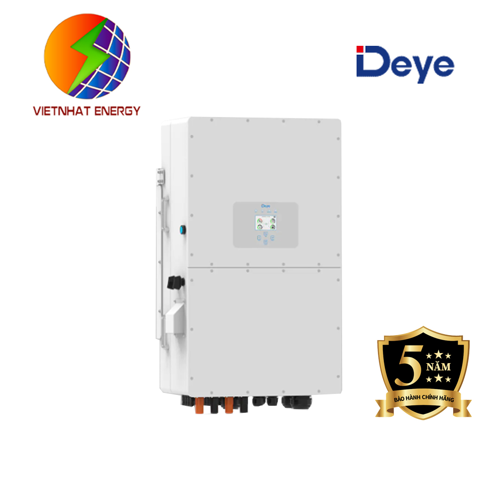 Inverter Hybrid DEYE 50kw 3 pha Áp Cao