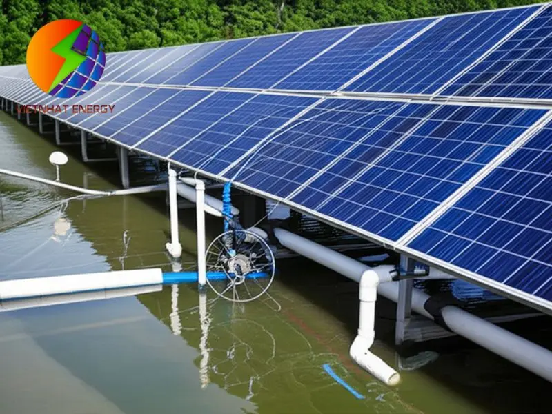 pin năng lượng mặt trời bơm và sục khí ao nuôi tôm pin năng lượng mặt trời bơm và sục khí ao nuôi tôm