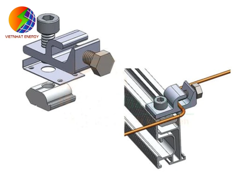 Tiếp địa hệ thống pin mặt trời là gì?