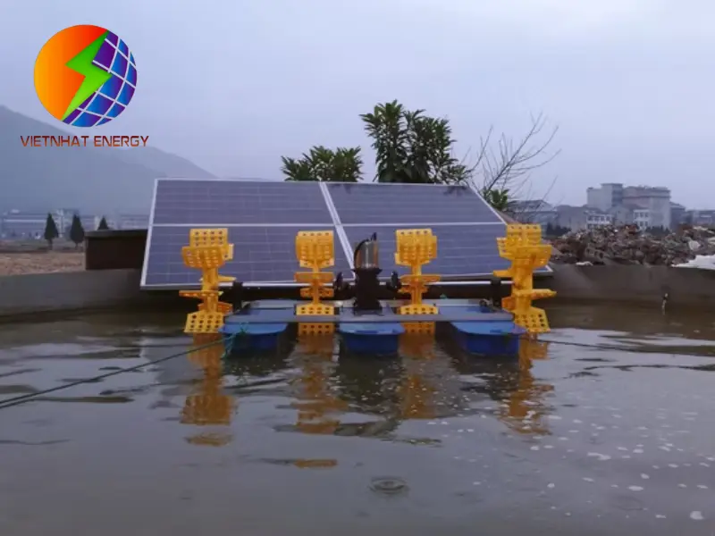 Hướng Dẫn Dùng Máy Sục Khí Năng Lượng Mặt Trời Hiệu Quả: Cải Thiện Chất Lượng Nước Cùng Việt Nhật Energy