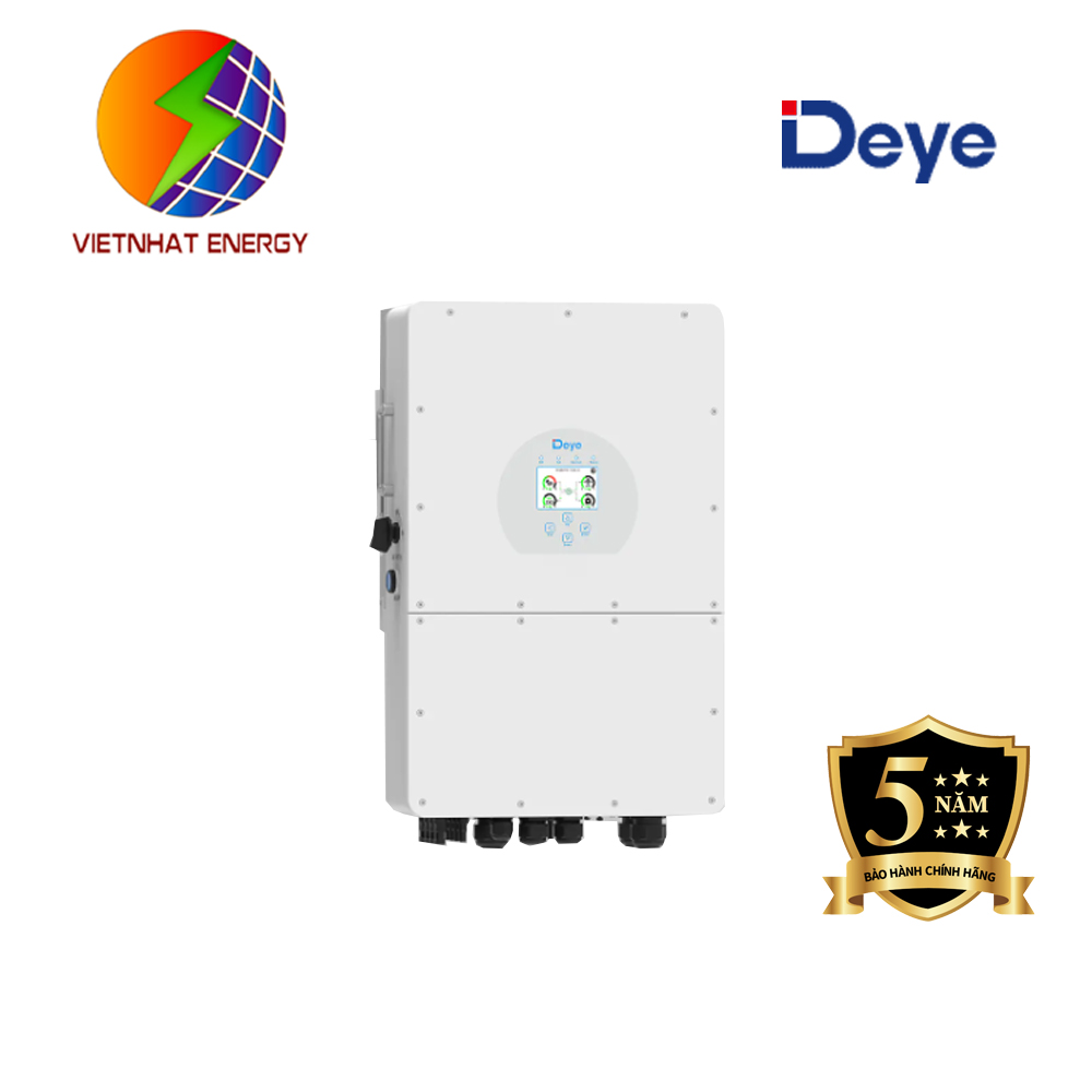 Inverter Hybrid DEYE 10kw 3 pha Áp Cao