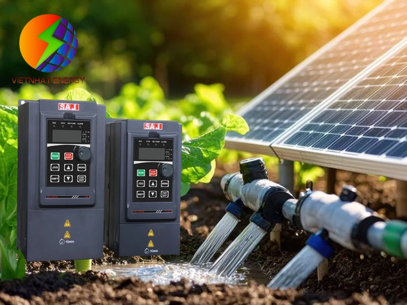Việt Nhật Energy - Nơi cung cấp biến tần bơm nước năng lượng mặt trời uy tín, chất lượng