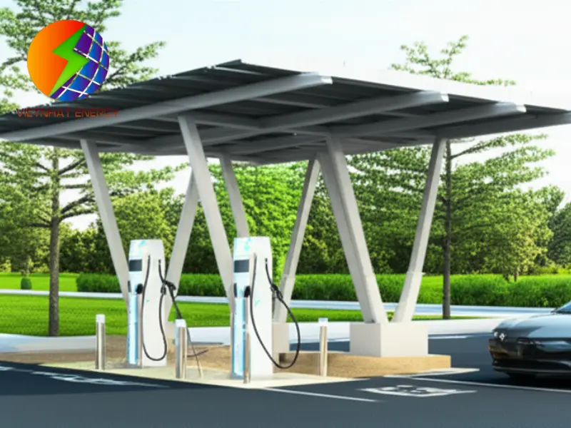Thiết Kế Trạm Sạc Xe Điện Năng Lượng Mặt Trời Toàn Diện Tối Ưu 