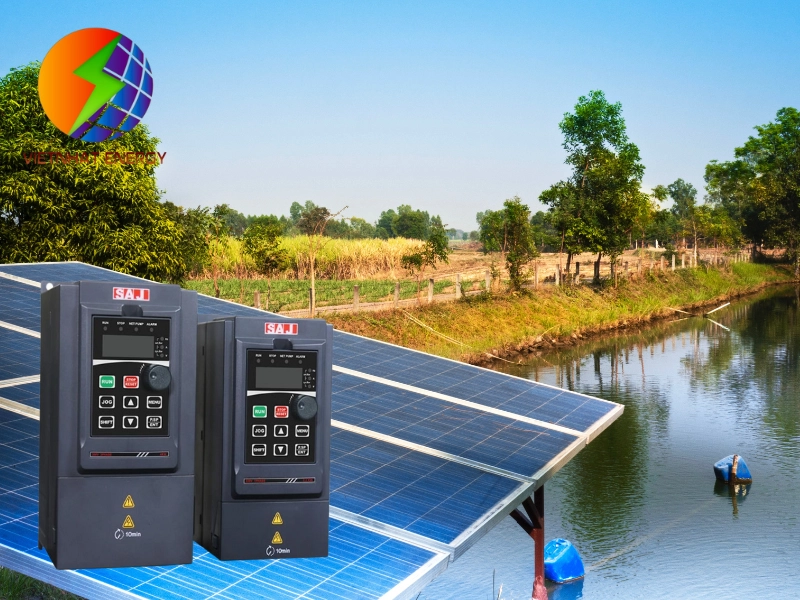 Biến tần bơm nước năng lượng mặt trời ứng dụng thực tế trong nông nghiệp, công nghiệp và cấp nước sinh hoạt