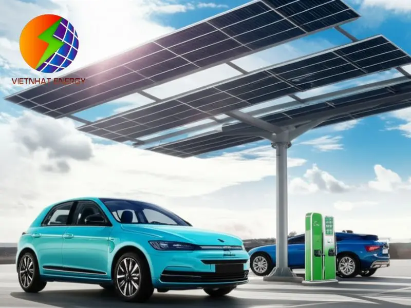Tiềm năng phát triển của trạm sạc xe điện năng lượng mặt trời Tiềm năng phát triển của trạm sạc xe điện năng lượng mặt trời