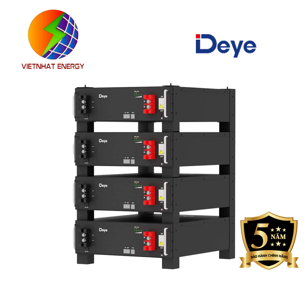 Pin Lithium lưu trữ DEYE 10.2Kwp
