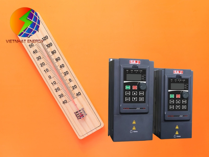 Phòng ngừa biến tần bơm nước năng lượng mặt trời bị quá nhiệt