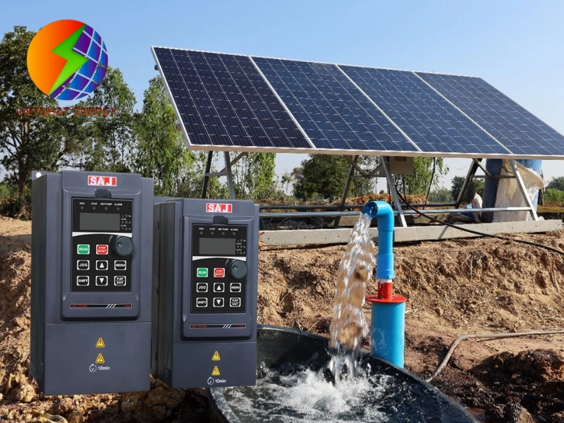 Biến tần bơm nước năng lượng mặt trời tại Việt Nhật Energy
