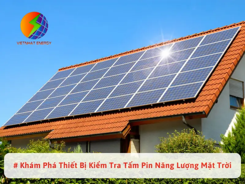 # Khám Phá Thiết Bị Kiểm Tra Tấm Pin Năng Lượng Mặt Trời