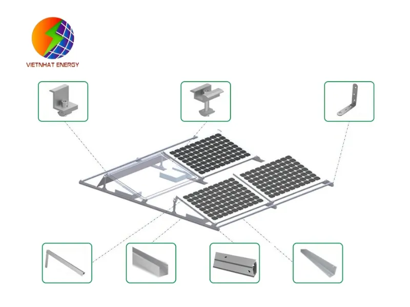 phụ kiện lắp đặt điện mặt trời