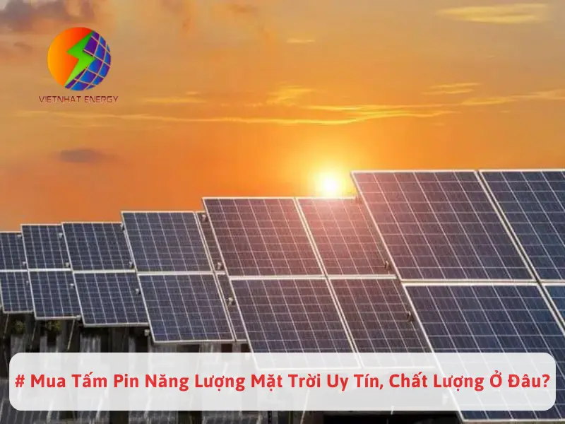 # Mua Tấm Pin Năng Lượng Mặt Trời Uy Tín, Chất Lượng Ở Đâu?